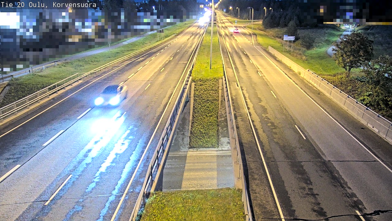 Kelikamerat Kuva Tie 20 Oulu Korvensuora, Oulu, Pohjois-Pohjanmaa