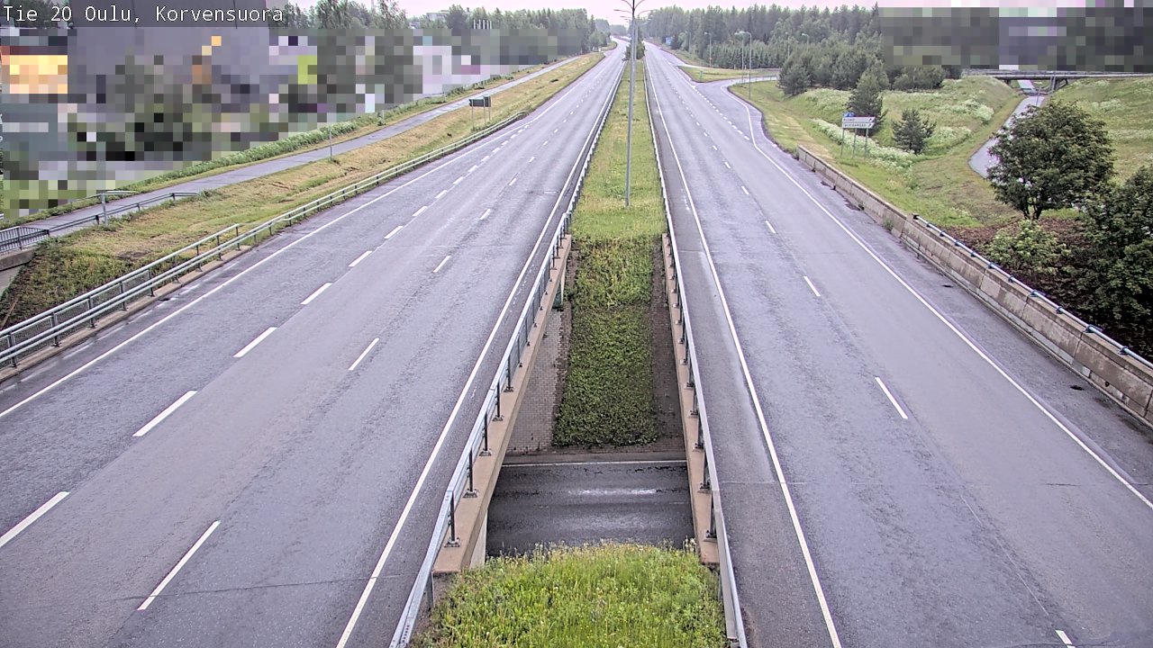 Kelikamerat Kuva Tie 20 Oulu Korvensuora, Oulu, Pohjois-Pohjanmaa