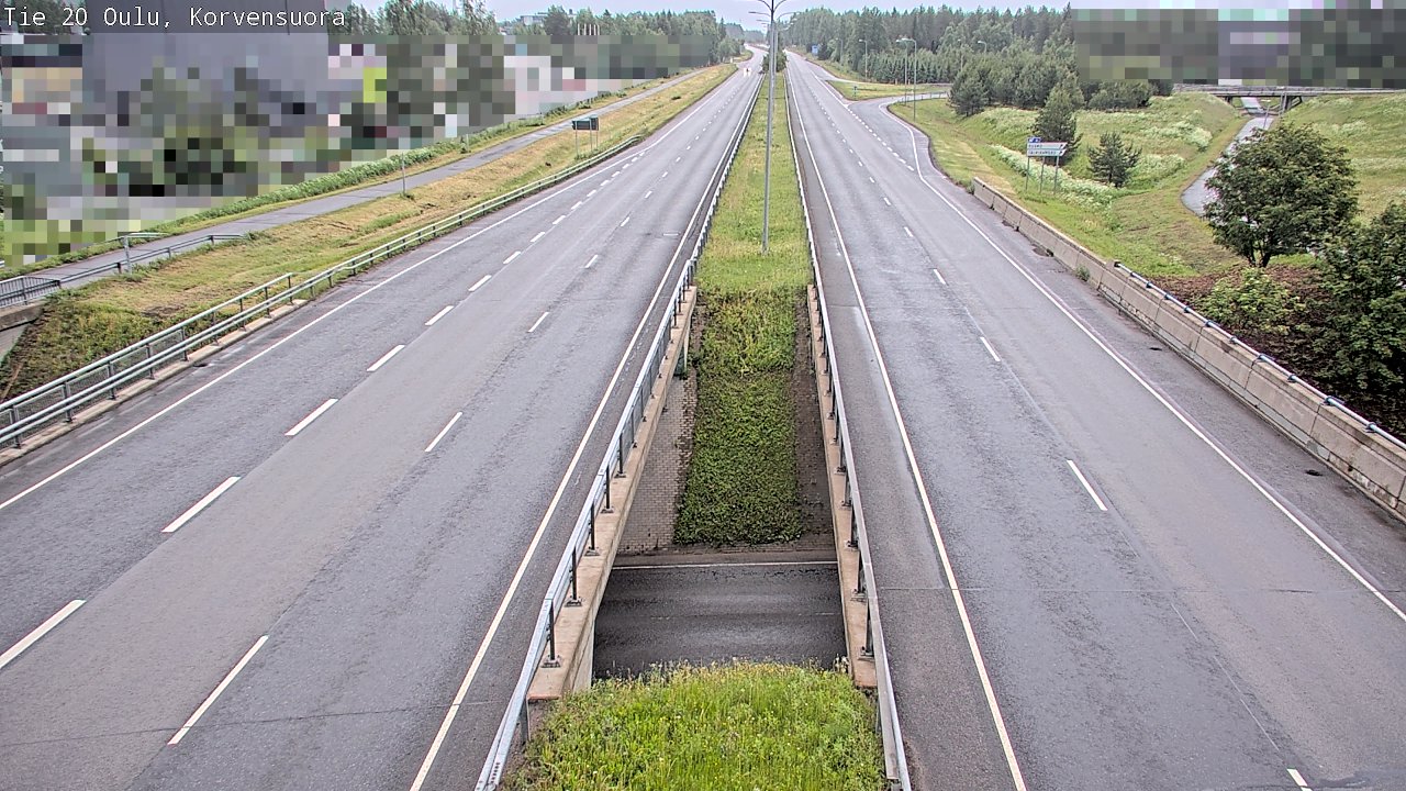 Kelikamerat Kuva Tie 20 Oulu Korvensuora, Oulu, Pohjois-Pohjanmaa