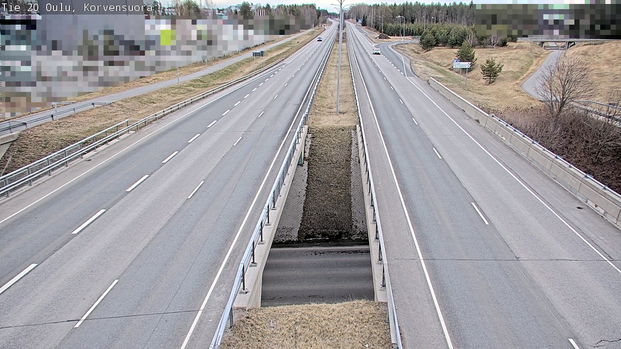 Kelikamerat Kuva Tie 20 Oulu Korvensuora, Oulu, Pohjois-Pohjanmaa