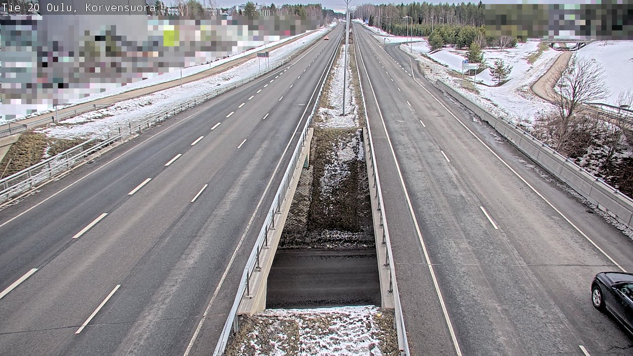 Kelikamerat Kuva Tie 20 Oulu Korvensuora, Oulu, Pohjois-Pohjanmaa