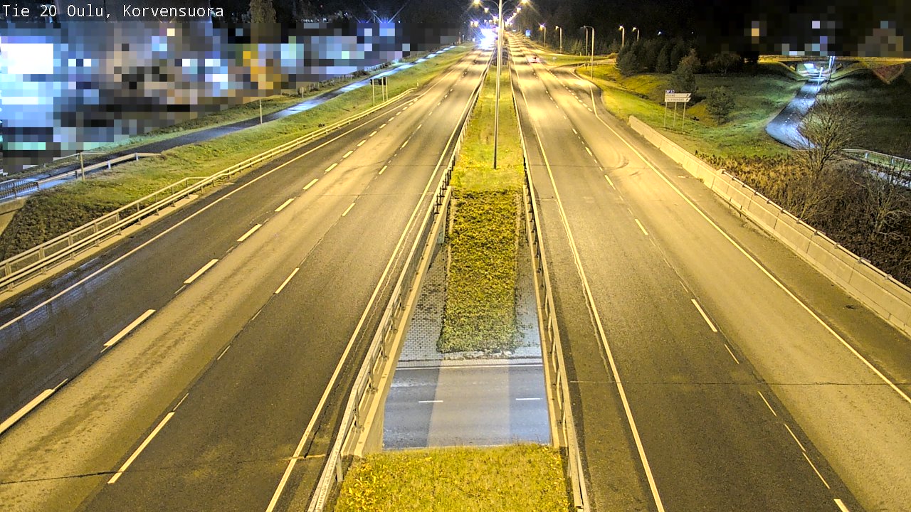 Kelikamerat Kuva Tie 20 Oulu Korvensuora, Oulu, Pohjois-Pohjanmaa