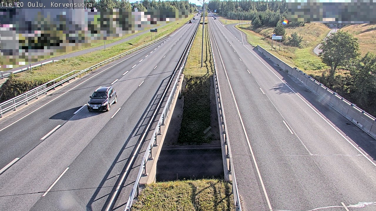 Weather Camera Image Väg 20 Uleåborg Korvensuora, Oulu, Pohjois-Pohjanmaa