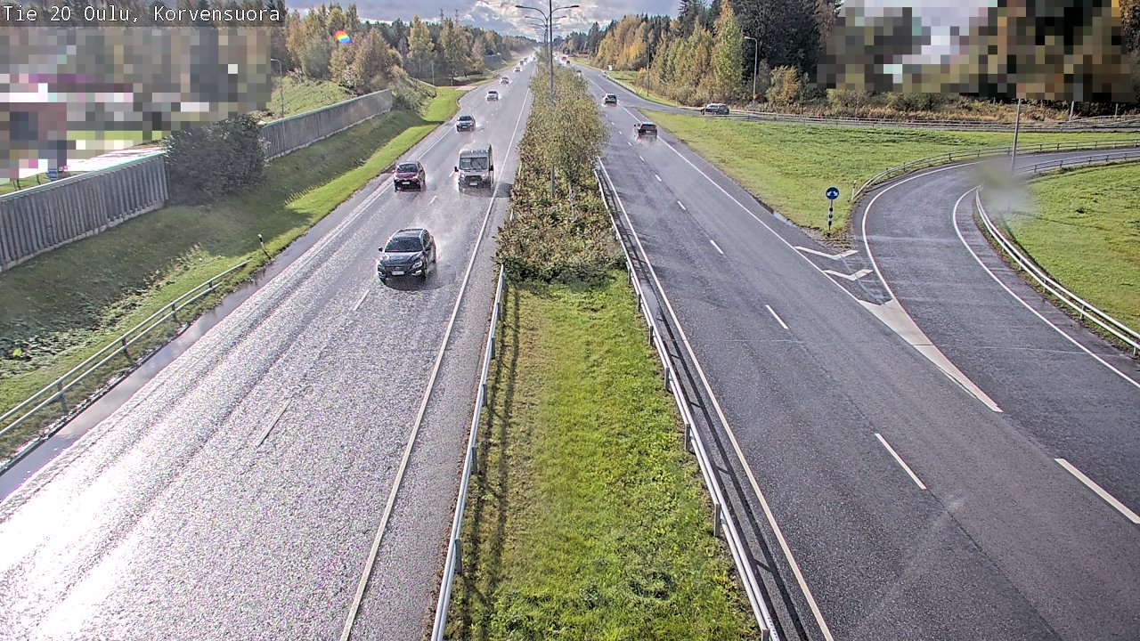 Kelikamerat Kuva Tie 20 Oulu Korvensuora, Oulu, Pohjois-Pohjanmaa