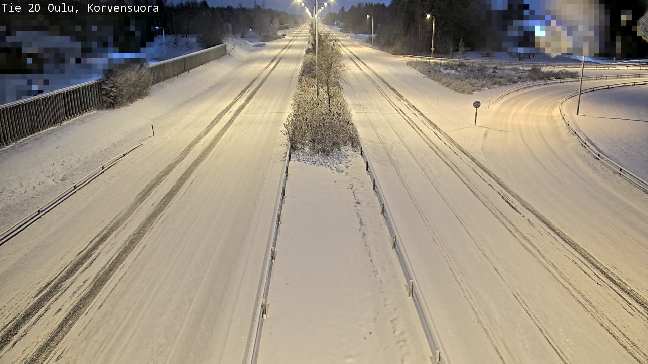 Kelikamerat Kuva Tie 20 Oulu Korvensuora, Oulu, Pohjois-Pohjanmaa
