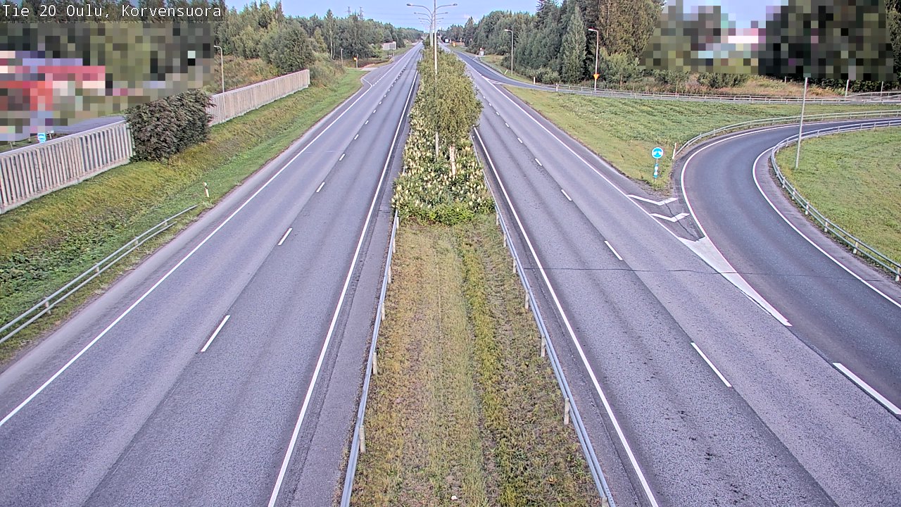 Kelikamerat Kuva Tie 20 Oulu Korvensuora, Oulu, Pohjois-Pohjanmaa