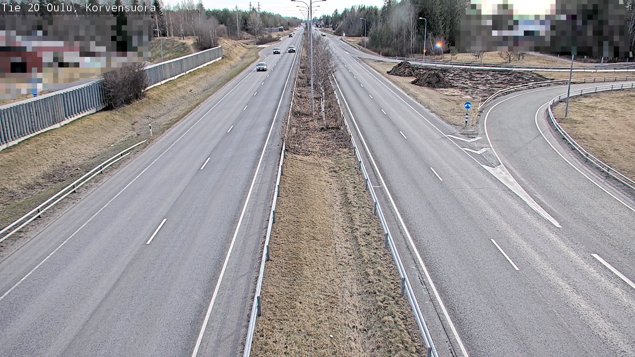 Kelikamerat Kuva Tie 20 Oulu Korvensuora, Oulu, Pohjois-Pohjanmaa
