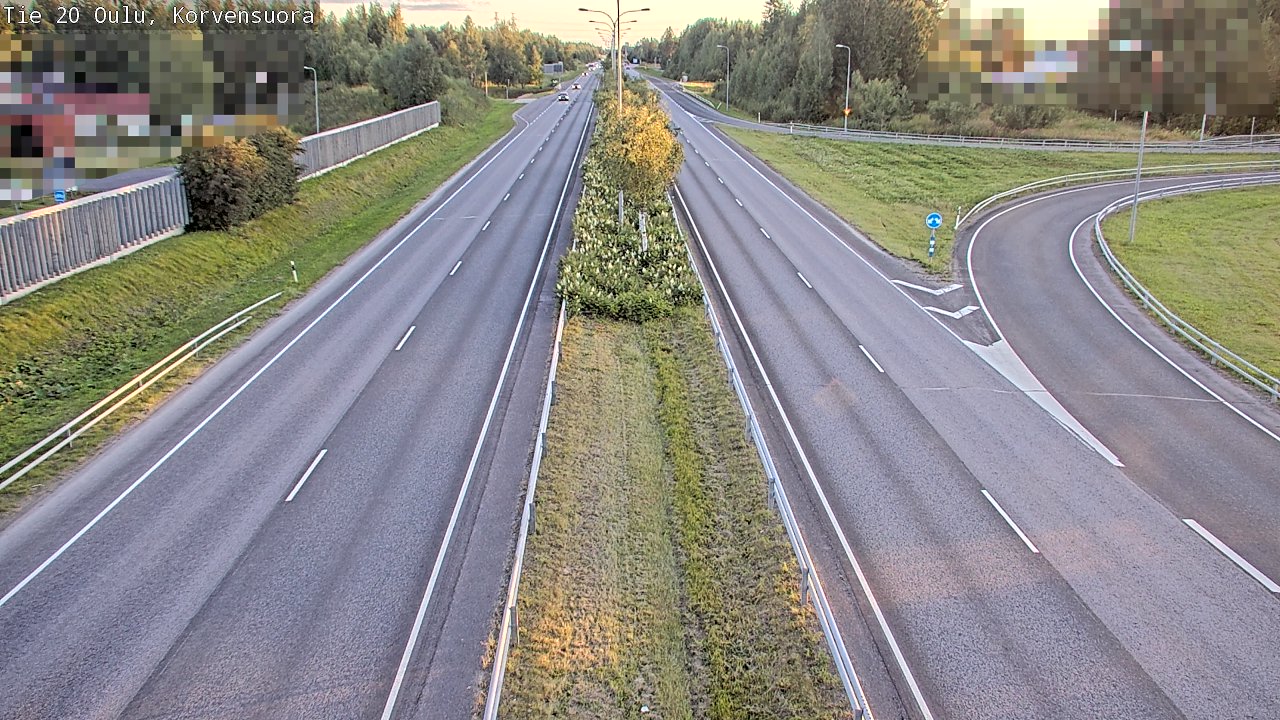Kelikamerat Kuva Tie 20 Oulu Korvensuora, Oulu, Pohjois-Pohjanmaa