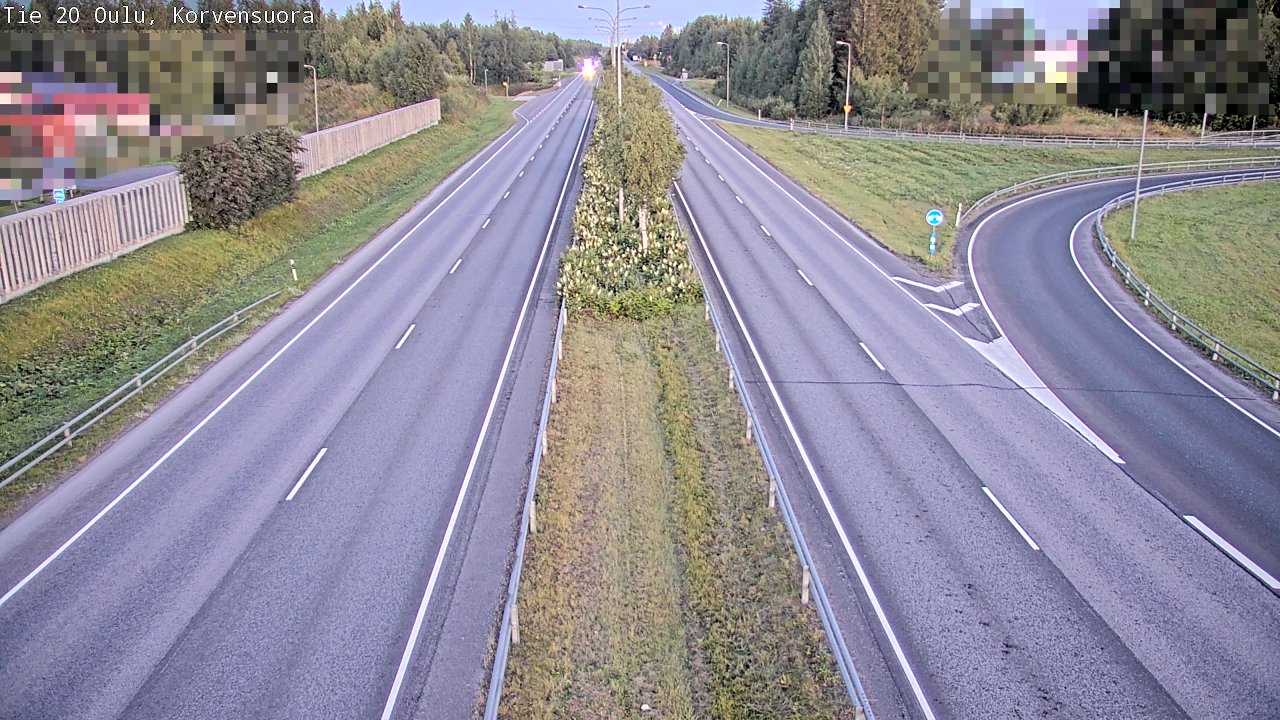 Kelikamerat Kuva Tie 20 Oulu Korvensuora, Oulu, Pohjois-Pohjanmaa