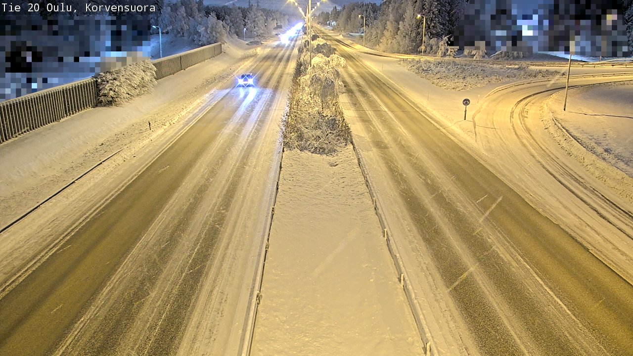Kelikamerat Kuva Tie 20 Oulu Korvensuora, Oulu, Pohjois-Pohjanmaa