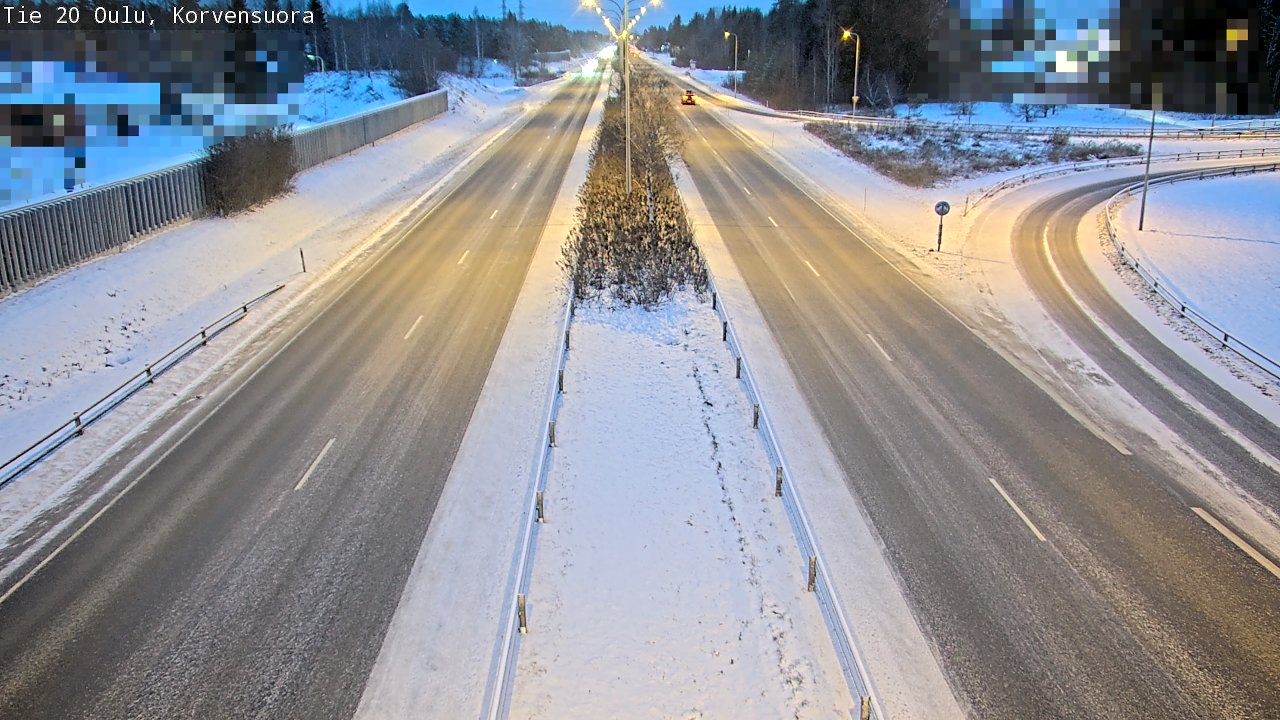 Kelikamerat Kuva Tie 20 Oulu Korvensuora, Oulu, Pohjois-Pohjanmaa