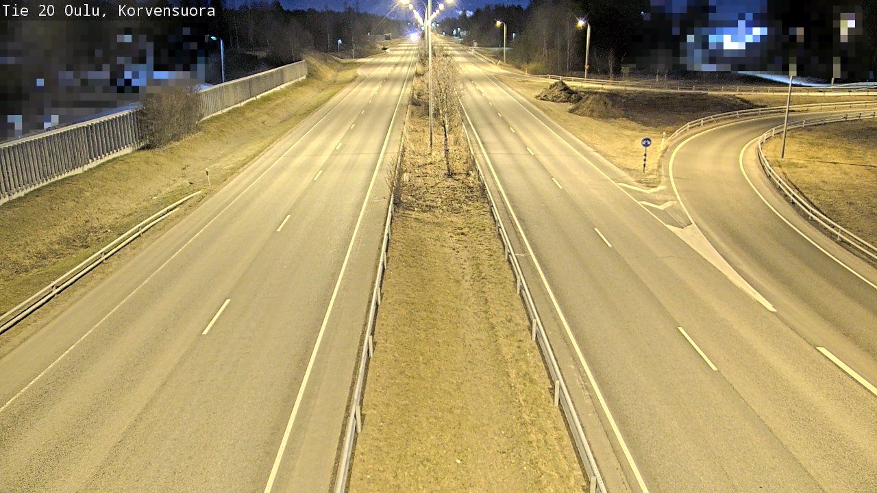 Kelikamerat Kuva Tie 20 Oulu Korvensuora, Oulu, Pohjois-Pohjanmaa