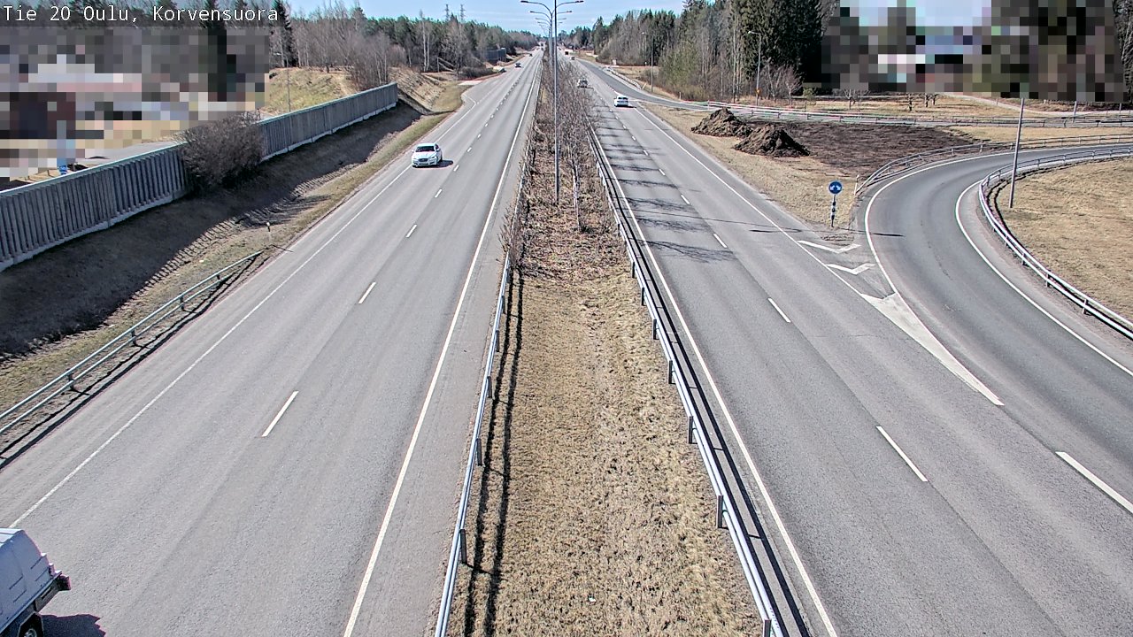 Kelikamerat Kuva Tie 20 Oulu Korvensuora, Oulu, Pohjois-Pohjanmaa