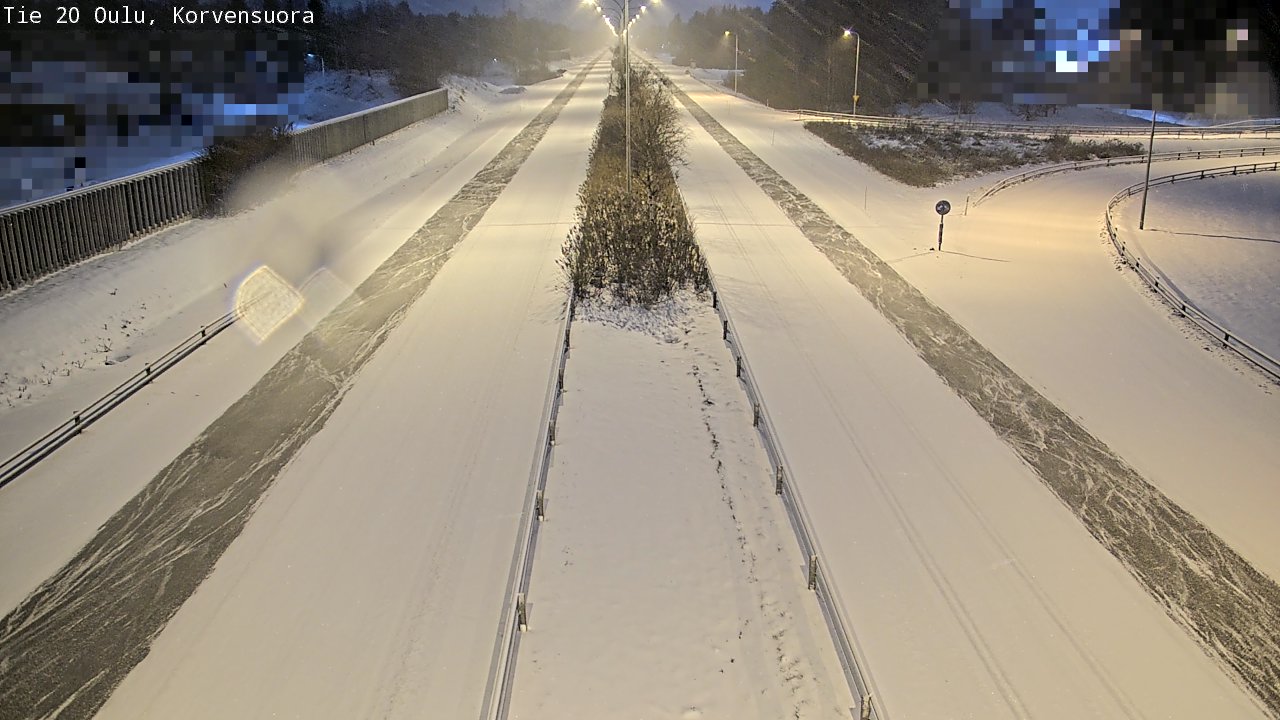Kelikamerat Kuva Tie 20 Oulu Korvensuora, Oulu, Pohjois-Pohjanmaa