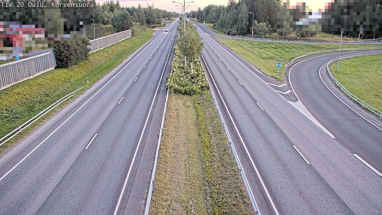 Kelikamerat Kuva Tie 20 Oulu Korvensuora, Oulu, Pohjois-Pohjanmaa