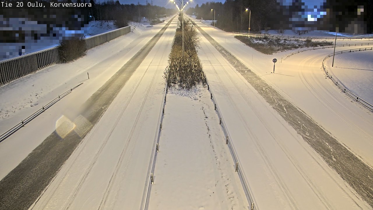 Kelikamerat Kuva Tie 20 Oulu Korvensuora, Oulu, Pohjois-Pohjanmaa