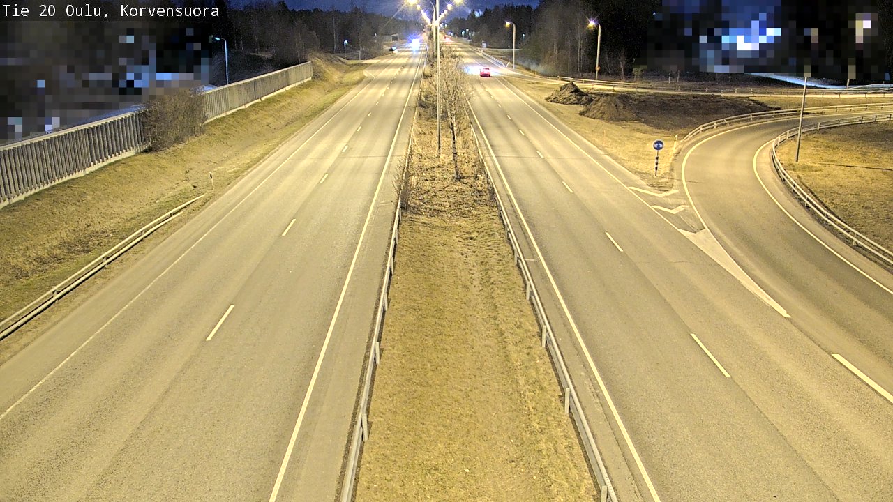 Kelikamerat Kuva Tie 20 Oulu Korvensuora, Oulu, Pohjois-Pohjanmaa