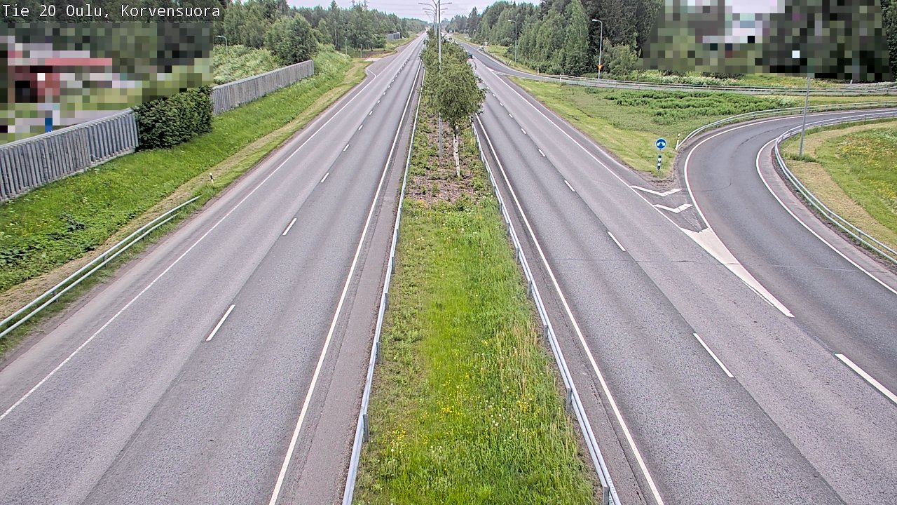 Kelikamerat Kuva Tie 20 Oulu Korvensuora, Oulu, Pohjois-Pohjanmaa