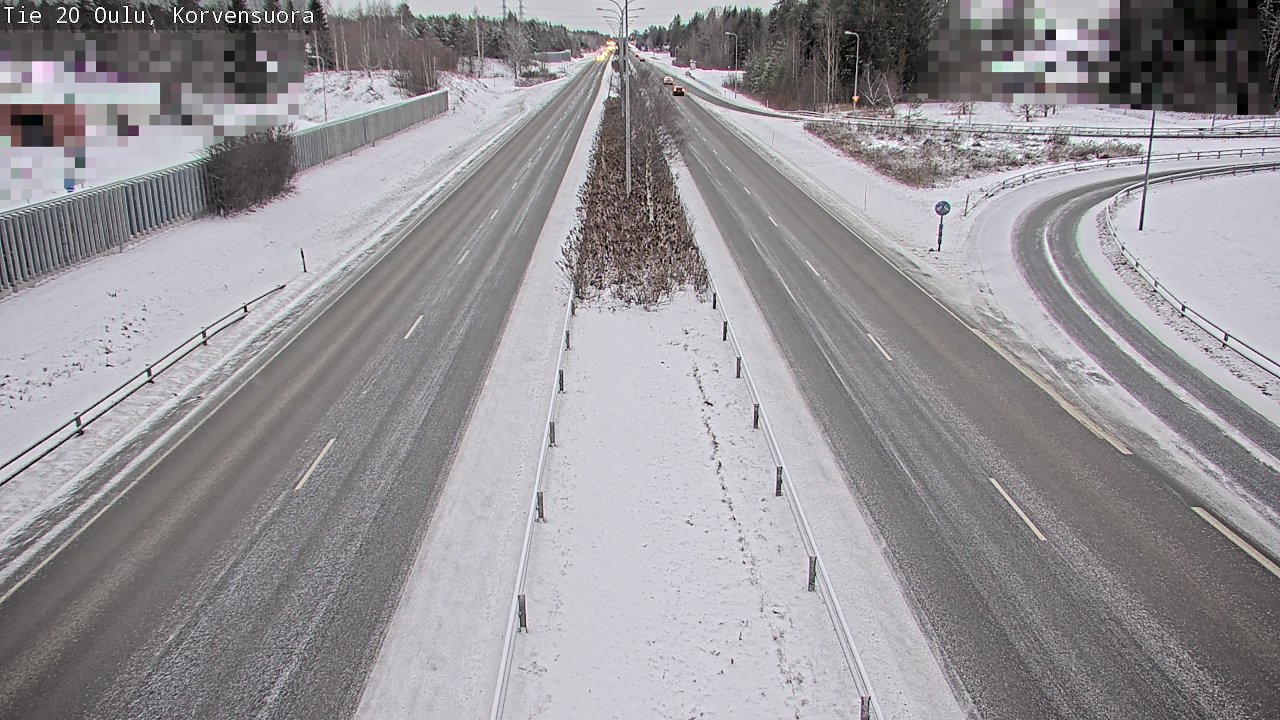 Kelikamerat Kuva Tie 20 Oulu Korvensuora, Oulu, Pohjois-Pohjanmaa