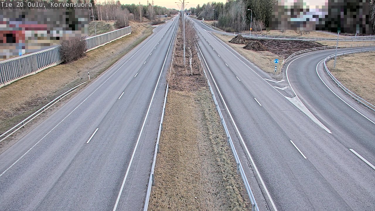 Kelikamerat Kuva Tie 20 Oulu Korvensuora, Oulu, Pohjois-Pohjanmaa