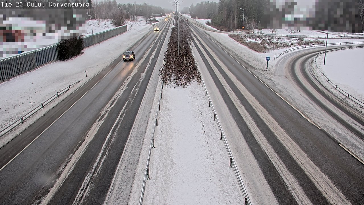 Weather Camera Image Väg 20 Uleåborg Korvensuora, Oulu, Pohjois-Pohjanmaa