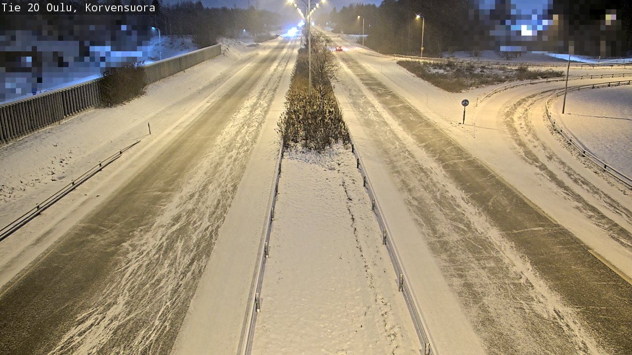 Kelikamerat Kuva Tie 20 Oulu Korvensuora, Oulu, Pohjois-Pohjanmaa