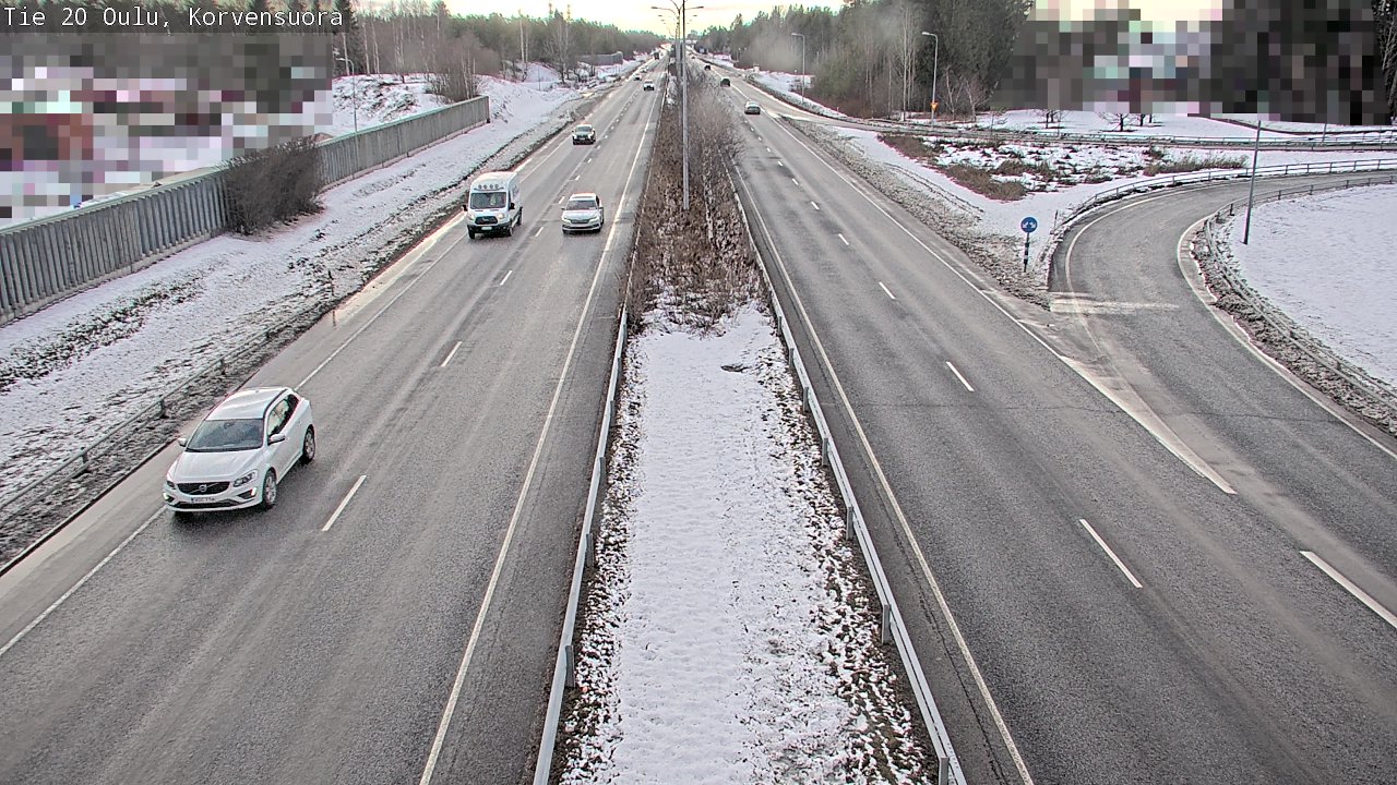 Kelikamerat Kuva Tie 20 Oulu Korvensuora, Oulu, Pohjois-Pohjanmaa