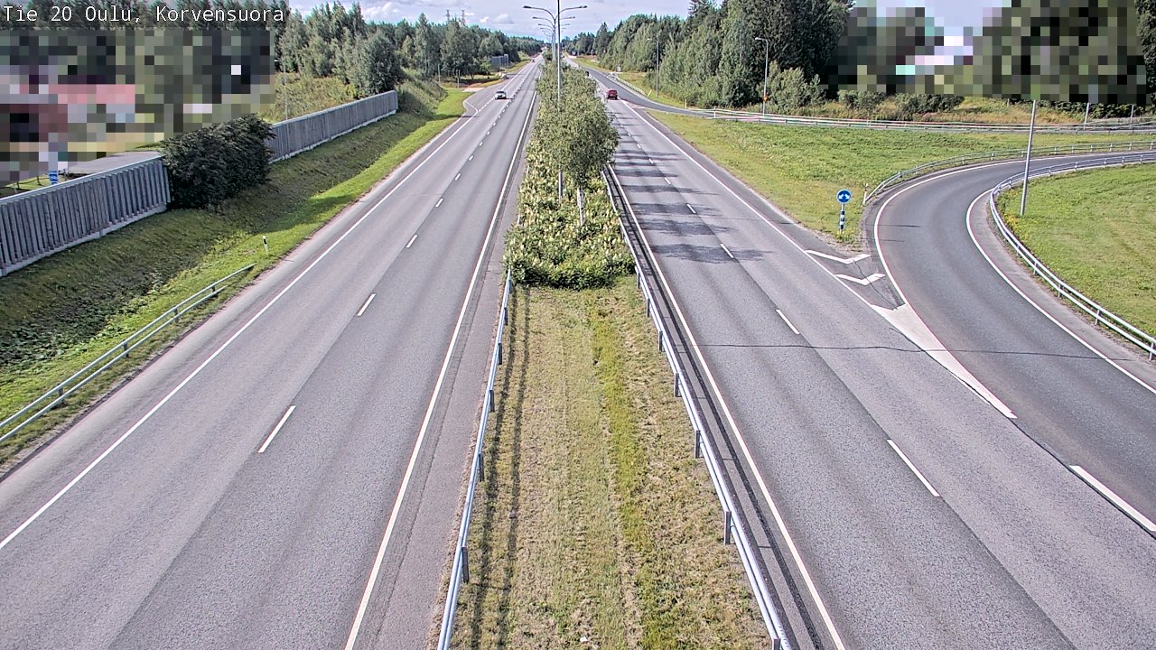 Kelikamerat Kuva Tie 20 Oulu Korvensuora, Oulu, Pohjois-Pohjanmaa