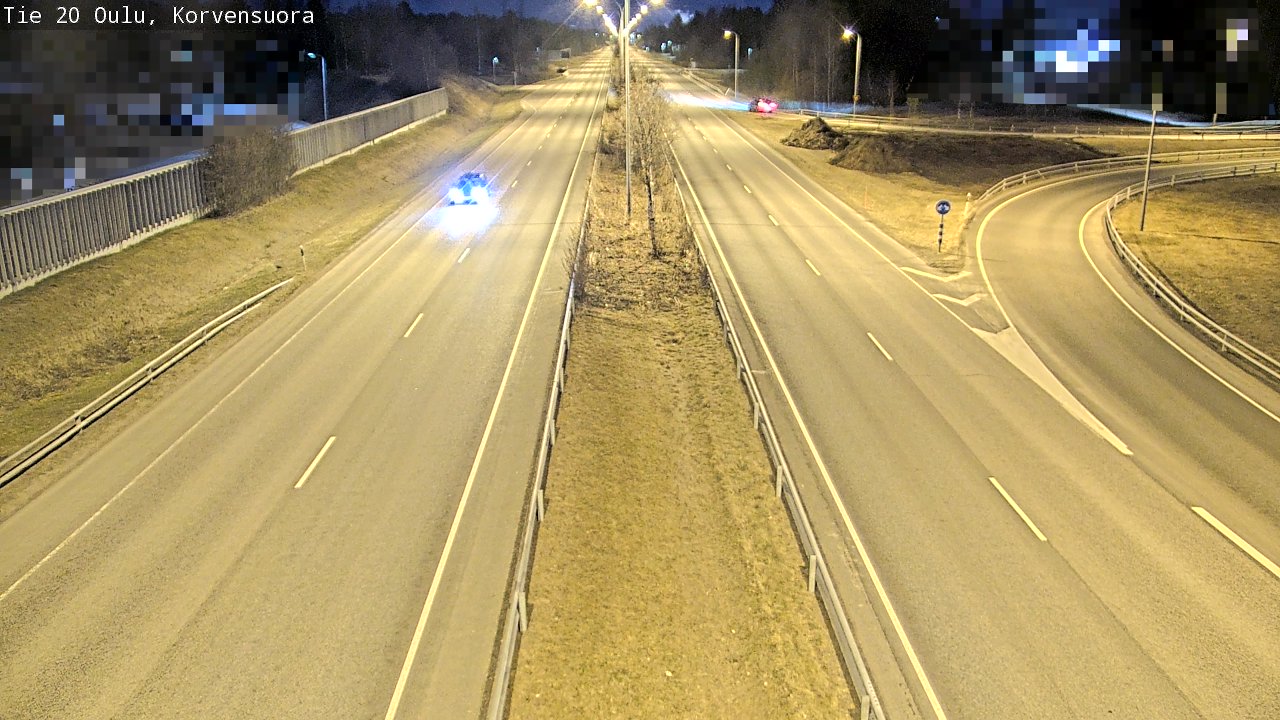 Kelikamerat Kuva Tie 20 Oulu Korvensuora, Oulu, Pohjois-Pohjanmaa