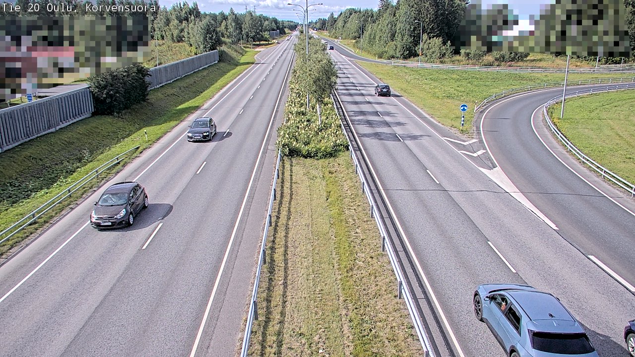 Kelikamerat Kuva Tie 20 Oulu Korvensuora, Oulu, Pohjois-Pohjanmaa