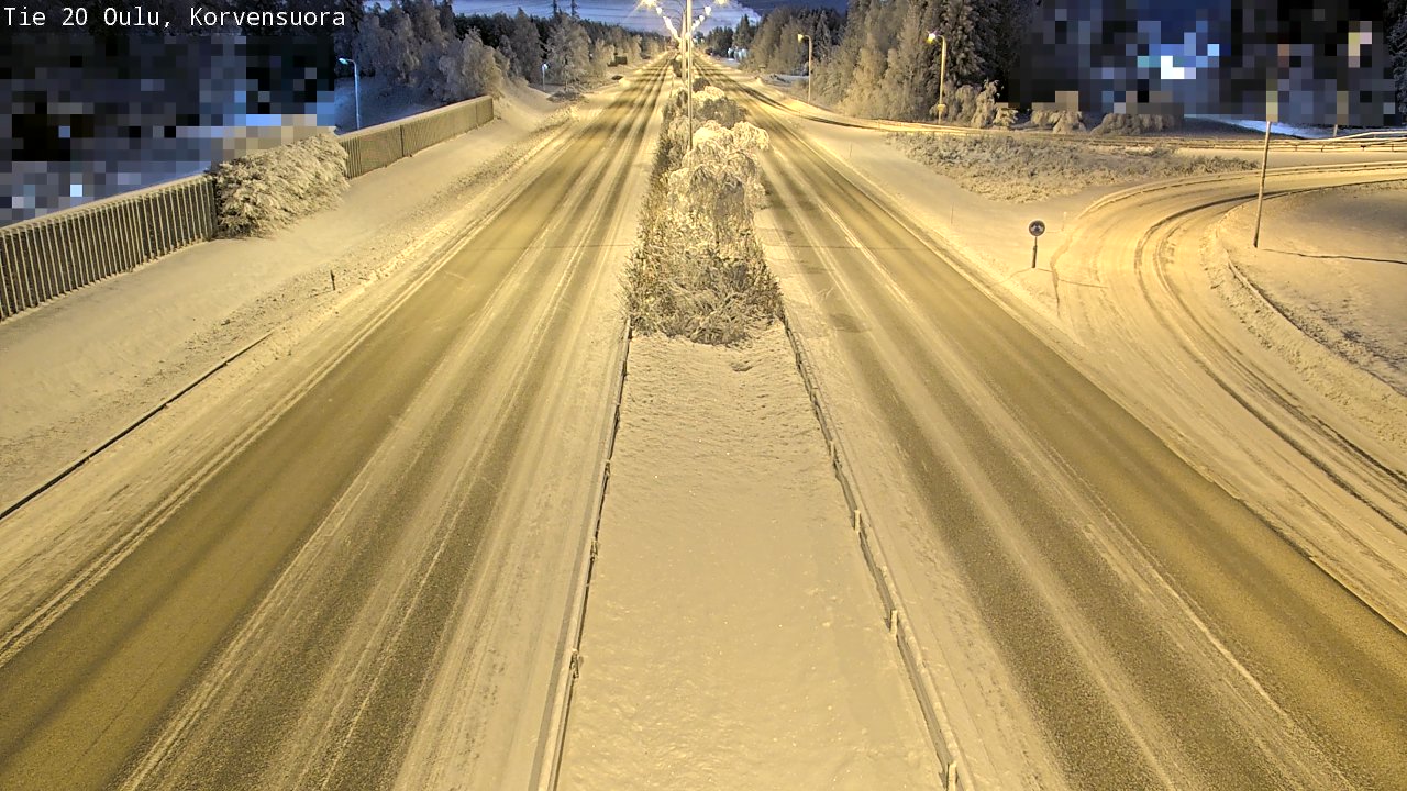 Kelikamerat Kuva Tie 20 Oulu Korvensuora, Oulu, Pohjois-Pohjanmaa
