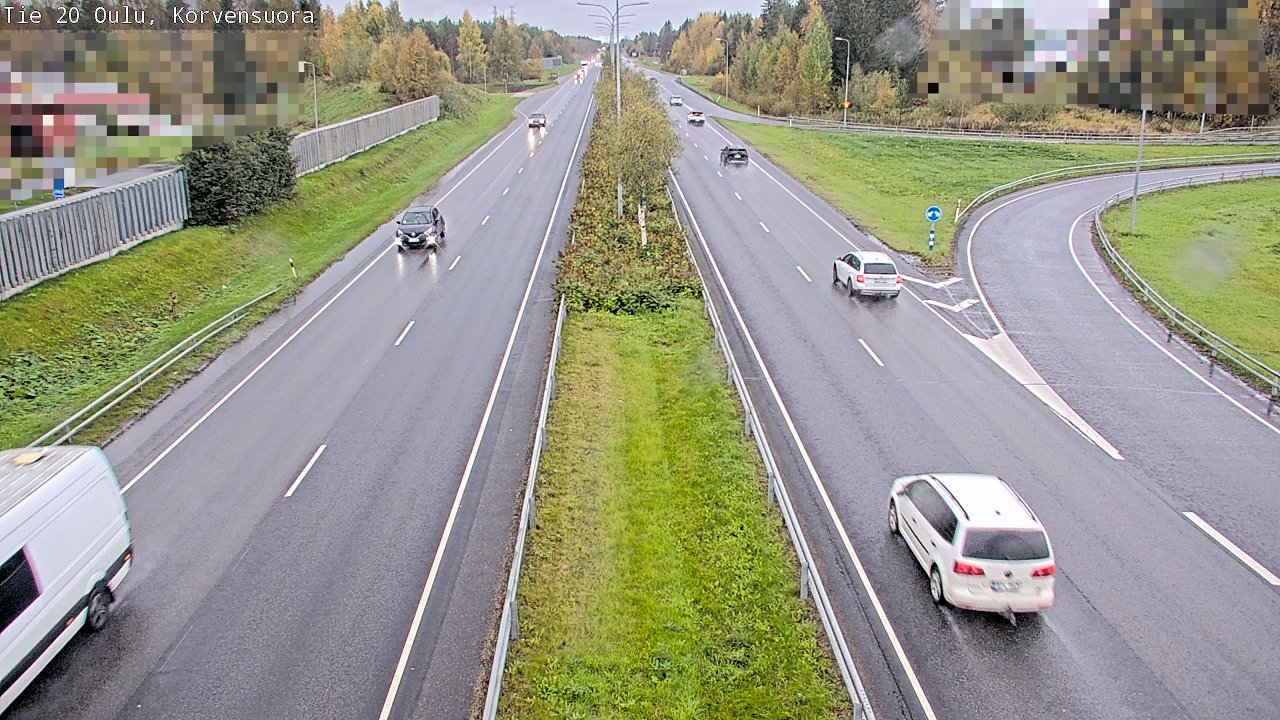 Kelikamerat Kuva Tie 20 Oulu Korvensuora, Oulu, Pohjois-Pohjanmaa