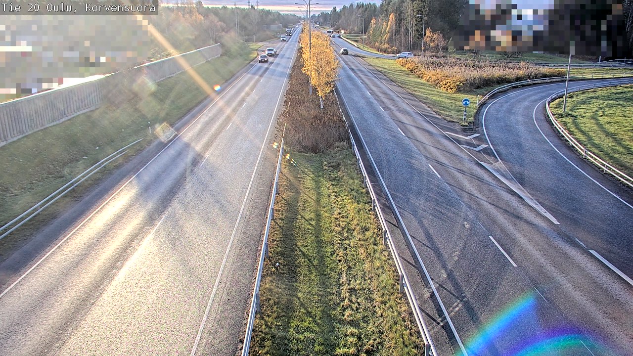 Kelikamerat Kuva Tie 20 Oulu Korvensuora, Oulu, Pohjois-Pohjanmaa