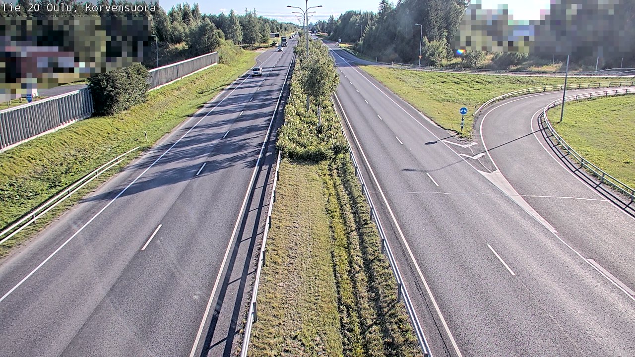 Kelikamerat Kuva Tie 20 Oulu Korvensuora, Oulu, Pohjois-Pohjanmaa