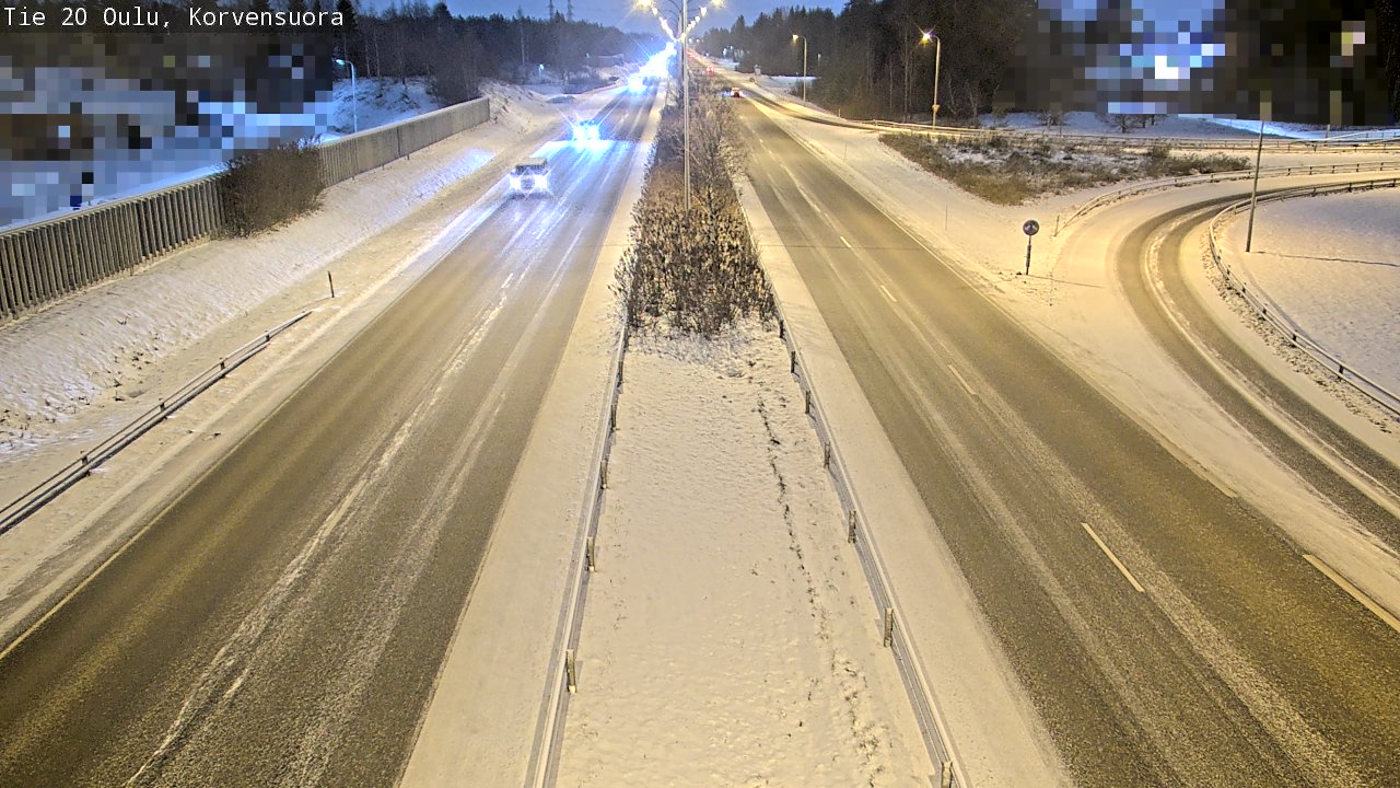 Kelikamerat Kuva Tie 20 Oulu Korvensuora, Oulu, Pohjois-Pohjanmaa