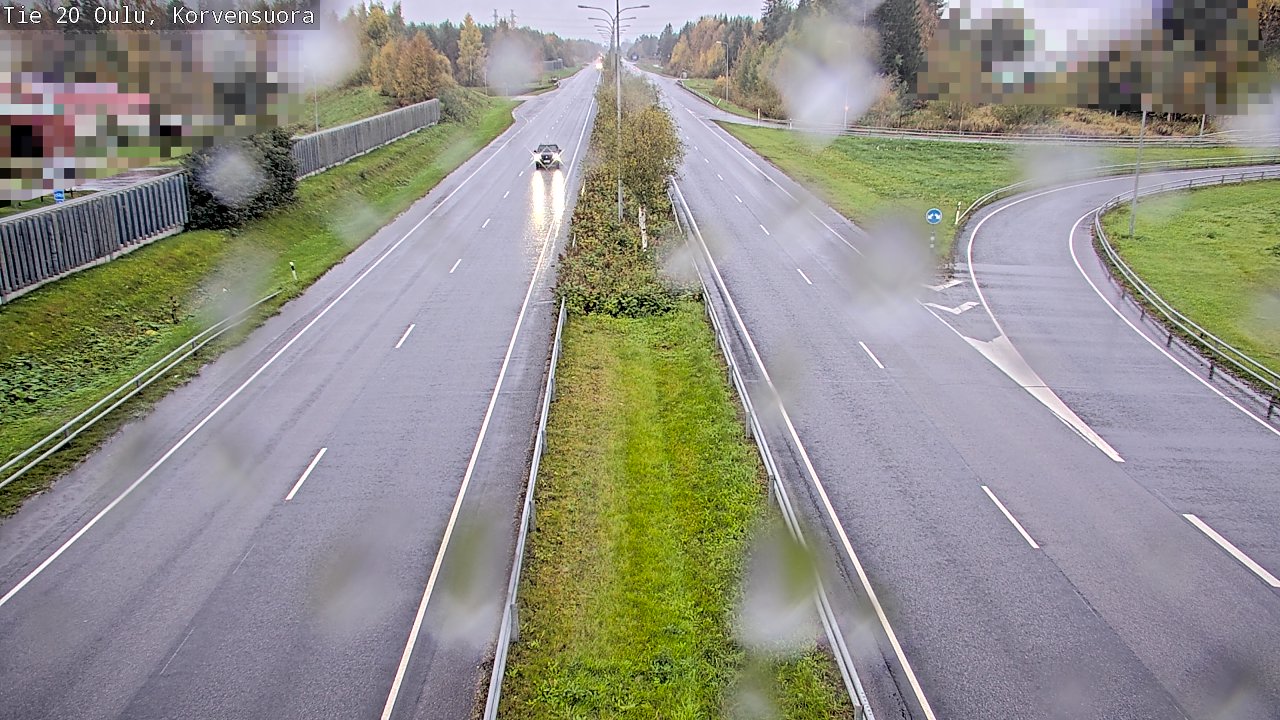 Weather Camera Image Road 20 Oulu Korvensuora, Oulu, Pohjois-Pohjanmaa