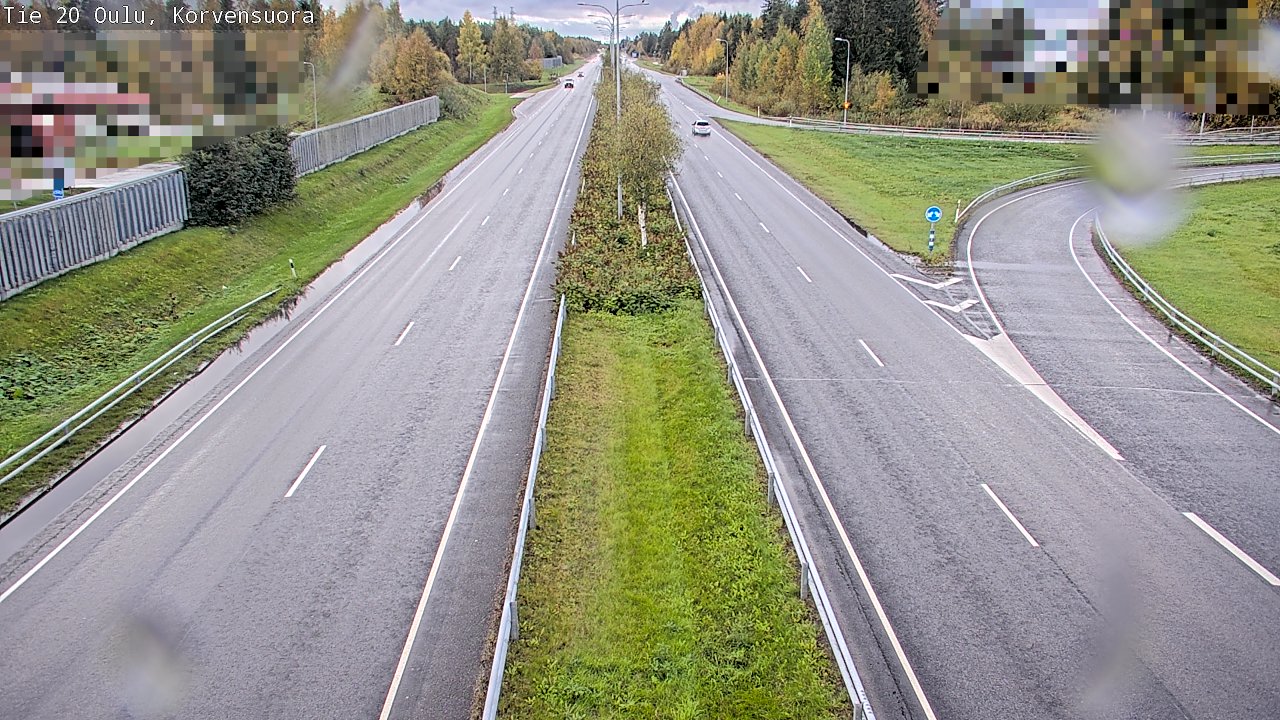 Kelikamerat Kuva Tie 20 Oulu Korvensuora, Oulu, Pohjois-Pohjanmaa