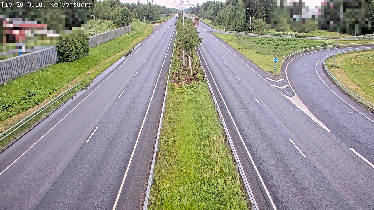 Kelikamerat Kuva Tie 20 Oulu Korvensuora, Oulu, Pohjois-Pohjanmaa