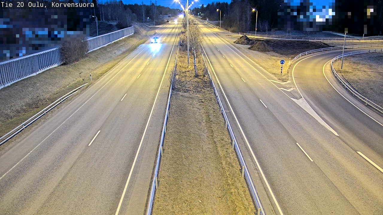 Kelikamerat Kuva Tie 20 Oulu Korvensuora, Oulu, Pohjois-Pohjanmaa