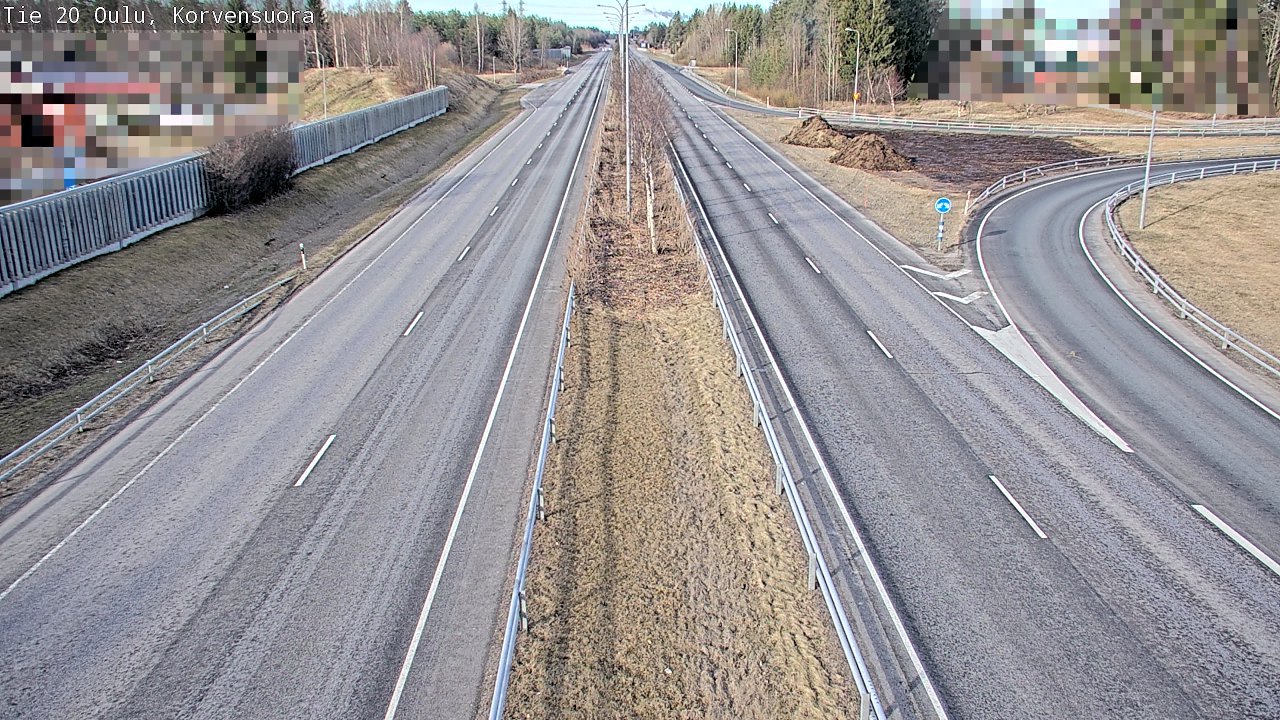 Kelikamerat Kuva Tie 20 Oulu Korvensuora, Oulu, Pohjois-Pohjanmaa