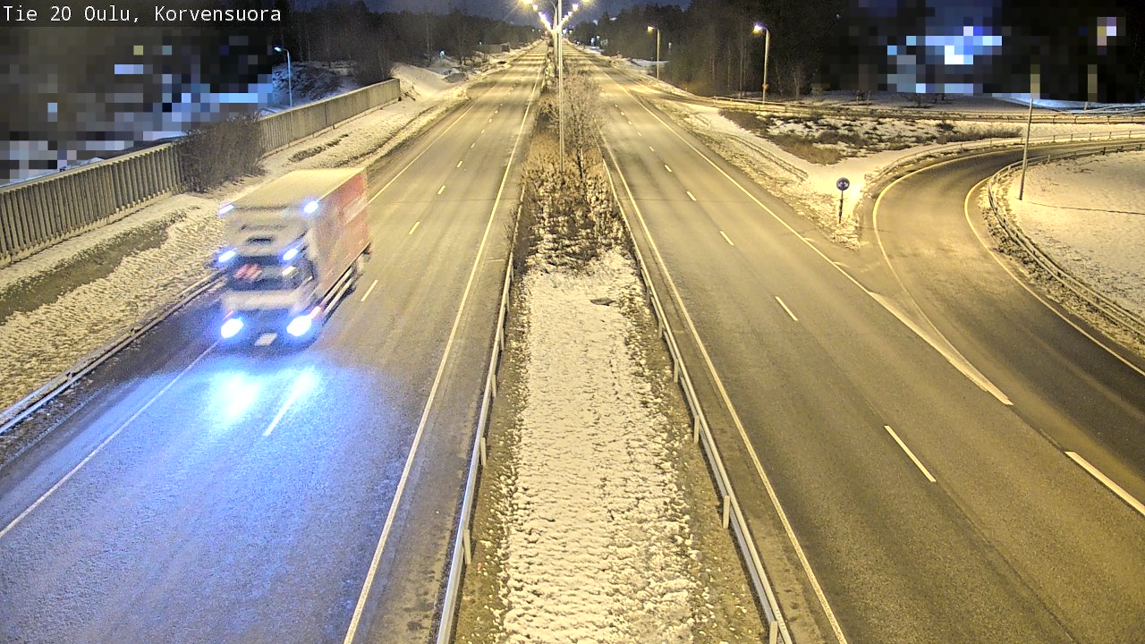 Kelikamerat Kuva Tie 20 Oulu Korvensuora, Oulu, Pohjois-Pohjanmaa