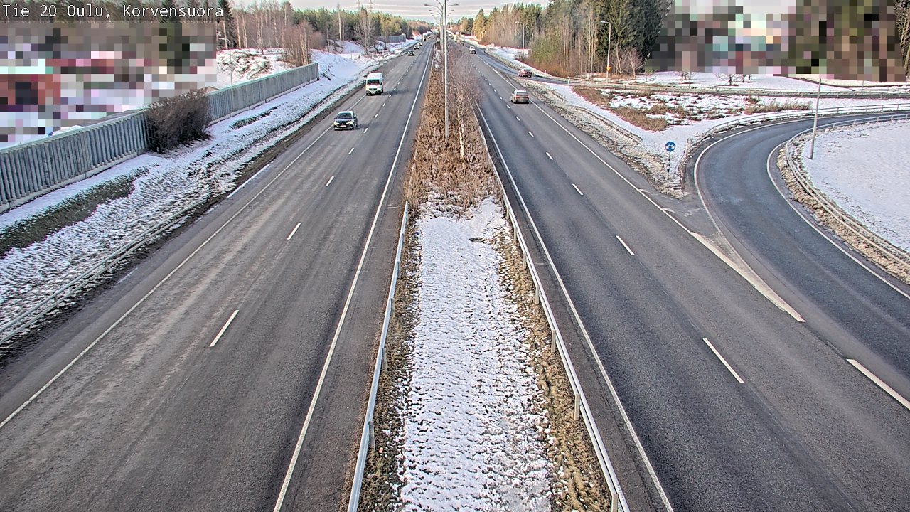 Kelikamerat Kuva Tie 20 Oulu Korvensuora, Oulu, Pohjois-Pohjanmaa