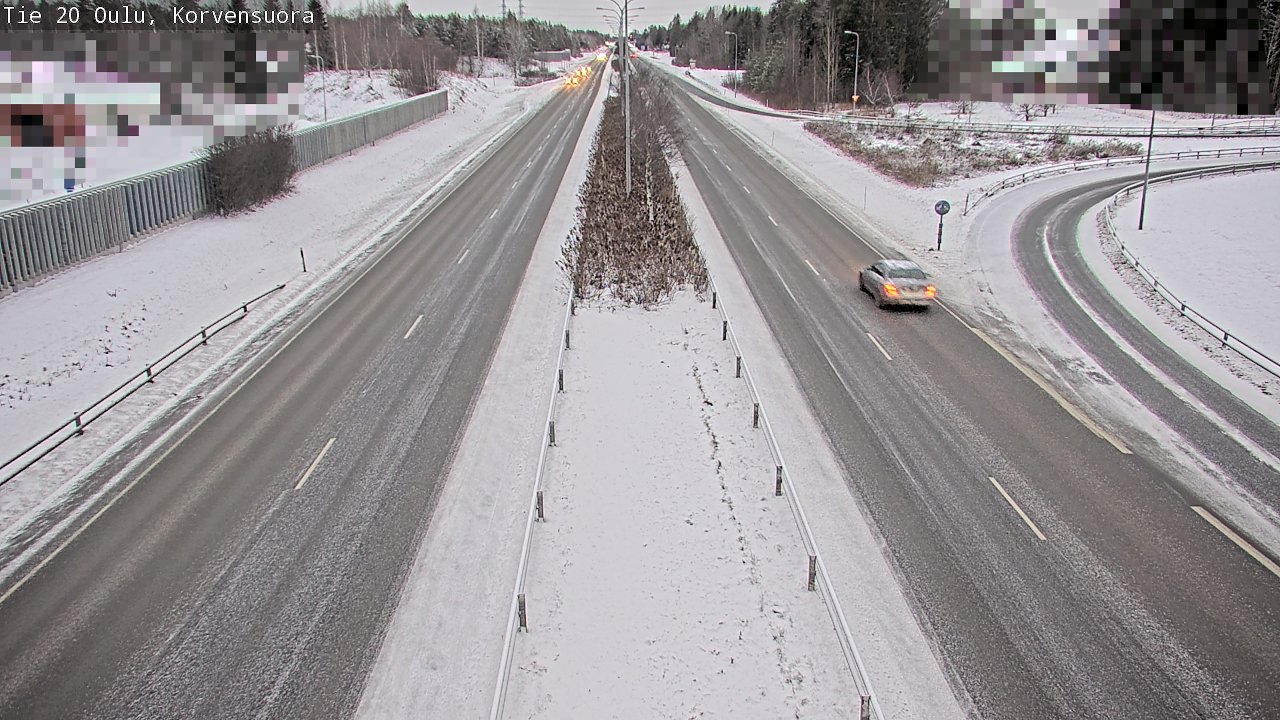 Kelikamerat Kuva Tie 20 Oulu Korvensuora, Oulu, Pohjois-Pohjanmaa