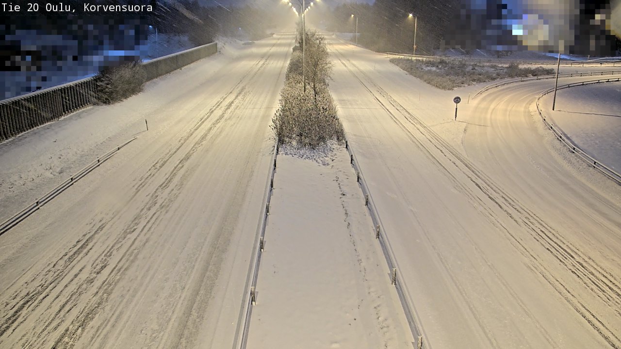 Kelikamerat Kuva Tie 20 Oulu Korvensuora, Oulu, Pohjois-Pohjanmaa