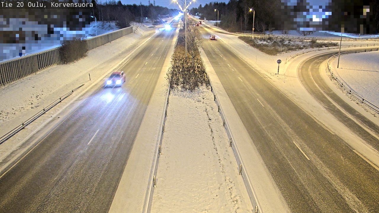 Kelikamerat Kuva Tie 20 Oulu Korvensuora, Oulu, Pohjois-Pohjanmaa