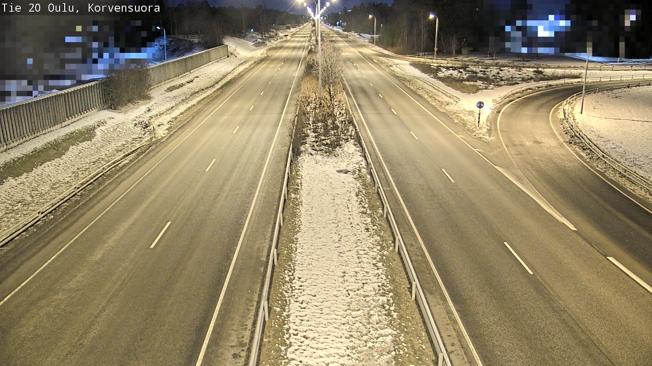 Kelikamerat Kuva Tie 20 Oulu Korvensuora, Oulu, Pohjois-Pohjanmaa