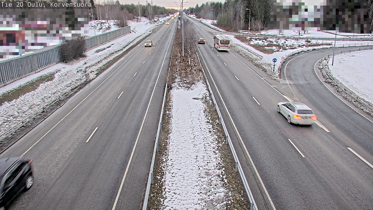 Kelikamerat Kuva Tie 20 Oulu Korvensuora, Oulu, Pohjois-Pohjanmaa