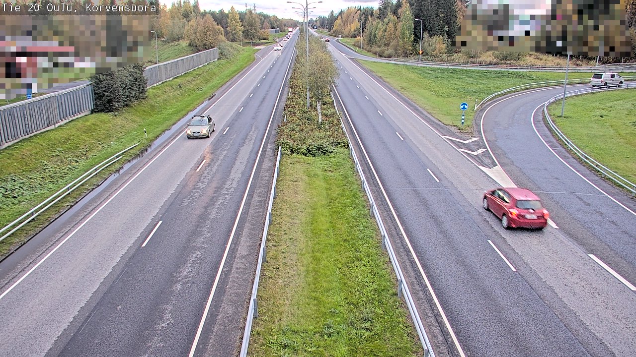 Kelikamerat Kuva Tie 20 Oulu Korvensuora, Oulu, Pohjois-Pohjanmaa
