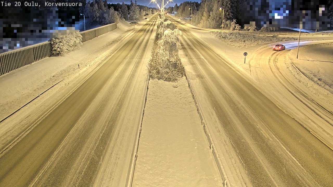 Kelikamerat Kuva Tie 20 Oulu Korvensuora, Oulu, Pohjois-Pohjanmaa