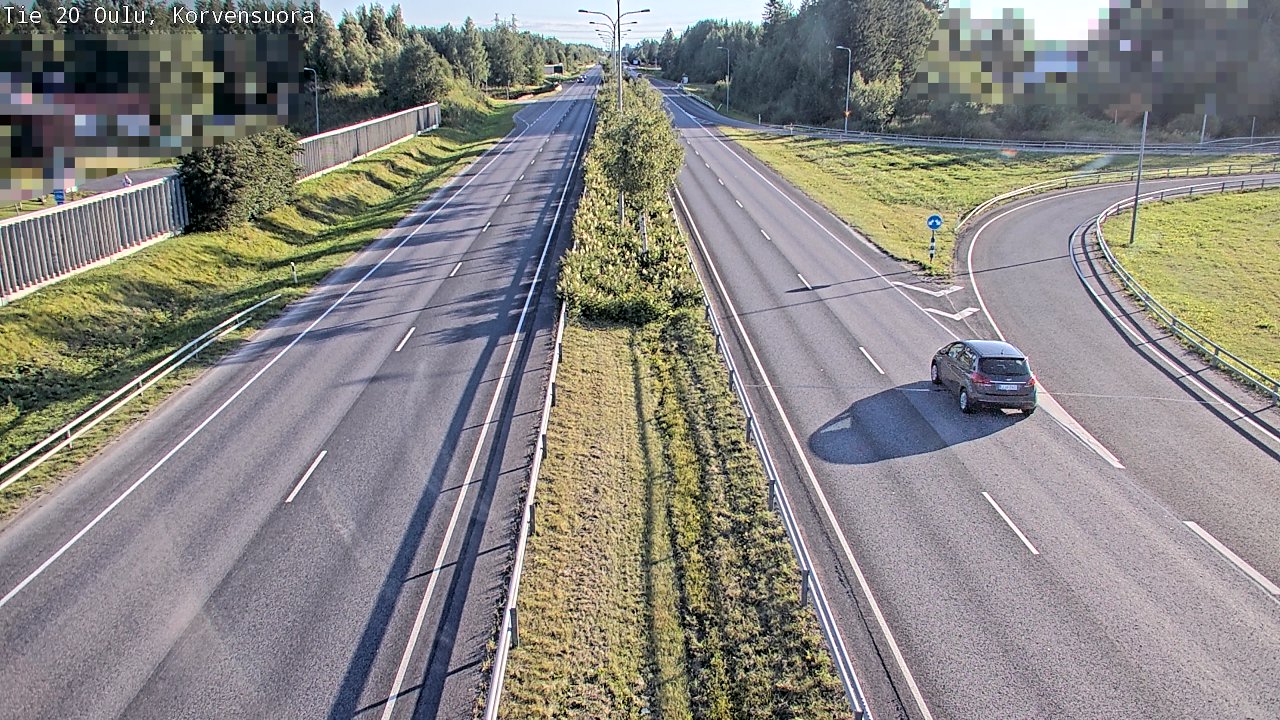 Kelikamerat Kuva Tie 20 Oulu Korvensuora, Oulu, Pohjois-Pohjanmaa